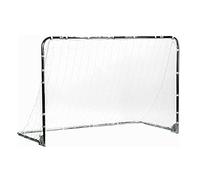 Franklin Sports Premier Steel Soccer Goal - Folding Backyard Soccer Goal with All Weather Net - Kids Backyard Soccer Net - Easy Assembly - 6 x 4 Inch Soccer Goal - Silver