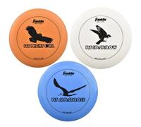 Franklin Sports Pro Disc Golf Discs Set - Disc Golf Equipment Starter Kit- Driver, Mid-Range, Putter Discs Included - Full Frolf Disc Set - Professional Set