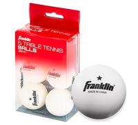 Franklin Sports Table Tennis Balls - White Table Tennis Balls - 38mm Official Weight Balls - One Star Professional Balls - 6 Pack Table Tennis Balls