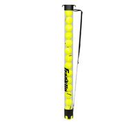 Franklin Sports Tennis + Padel Ball Hopper Tube - (15) Tennis Ball Picker Upper Tube - Tennis + Padel Ball Hopper + Picker for Quick Pickup + Storage - Tennis + Padel Equipment - Balls Not Included