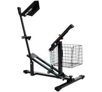 Franklin Sports Total Pitcher Baseball + Softball Training Aid - Pitching Machine + Ball Launcher for Batting + Fielding Practice - Spring Loaded Portable Pitching Machine for Backyard + Batting Cage