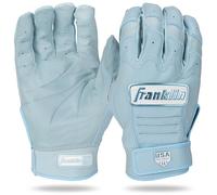 Franklin Sports USA Softball Ladies Softball Batting Gloves - CFX Pro Fastpitch + Slowpitch Girls Batting Gloves - Adult + Youth Couples - Carolina Blue - Women's Size M