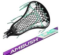 Franklin Sports Women's Lacrosse Stick - Ambush Lacrosse Stick for Women + Girls - Women's Game + Training Lax Stick - 30" Aluminum Shaft - Complete Women's Stick with Shaft + Head