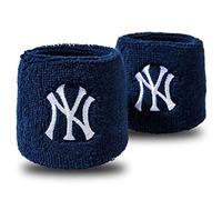 Franklin Sports Wristband 2-Pack, New York Yankees, 2.5" x 2.5"