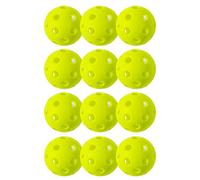 Franklin Sports X-26 Indoor Pickleballs - USA Pickleball Approved Tournament Balls - 12 Pack Lime Green