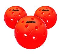 Franklin Sports Outdoor Pickleballs - X-40 Pickleball Balls - USA Pickleball (USAPA) Approved - 3 Pack Outside Pickleballs - Ember - US Open Ball, X-40 Pickleballs - 3 Pack