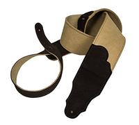 Franklin Strap 2.5" Honey Suede Guitar Strap with Chocolate Ends