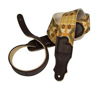Franklin Strap 2" Old Aztec Guitar Strap, Gold, 38'' - 56''