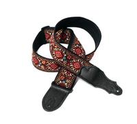 Franklin Strap 2" Retro Folk Guitar Strap (Red/Bronze)