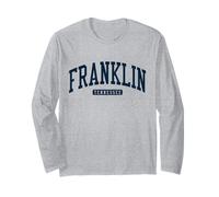 Franklin Tennessee TN College University Style Navy Long Sleeve T-Shirt