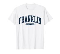 Franklin Tennessee TN College University Style Navy T-Shirt