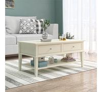 Franklin Wooden Coffee Table in White by Dorel