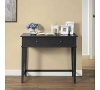 Franklin Writing Desk - Painted - 2 Drawer - Black - 7919872COMUK