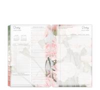 FranklinCovey - Blooms Two Page Per Day Ring-Bound Planner (Classic, Jul 2026 - Jun 2027)