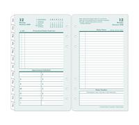 FranklinCovey - Original Planner Refill | Two Pages Per Day Ring-Bound (Pocket, Jan 2026 - Dec 2026)