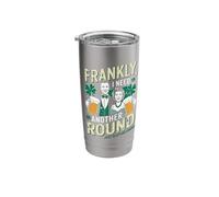 Frankly I Need Another Round Drinking Funny St Patrick's Day Stainless Steel Insulated Tumbler