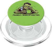 Frankly I Woke Up, Sleepy Funny Frankenstein Costume PopSockets PopGrip for MagSafe