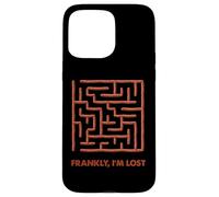 Frankly I'm Lost Funny Sausage Meat Lover Maze Design Case for iPhone 15 Pro Max