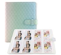 Frankmate 256 Pockets Mini Photo Album for Fujifilm Instax Mini Camera, Leather Photo Album Bookshelf Picture Album Book Simple Design