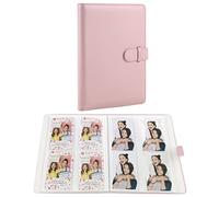 Frankmate 256 Pockets Mini Photo Album for Fujifilm Instax Mini Camera, Leather Photo Album Bookshelf Picture Album Book Simple Design