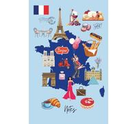 Frankreich Notizbuch Notes: Frankreich Journal / Notebook France / Carnet de Notes France / liniert, 100 Seiten, ca. A5 / Journal für Frankreich-Fans ... Schreibheft auf Reisen und zu Hause