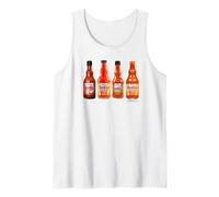 Frank's RedHot Bottles of Hot Sauce Funny Tank Top