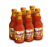 Franks RedHot Buffalo Wings Sauce 148 ML Pack of 6 Hot Chilli Sauce Vega
