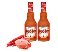 Frank's RedHot Original Cayenne Pepper Sauce - Medium Heat Vegan Hot Sauce for Cooking and Seasoning, 354 mL (Pack of 2) - Blue Nile Foods