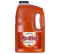Frank's RedHot Original Cayenne Pepper Sauce, Premium Blended Cayenne Peppers, Bold & Spicy Flavour, Bulk Container, 3.8L