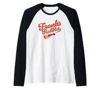 Frank's RedHot Sauce Logo with Bottle Funny Raglan Baseball Tee