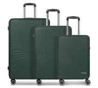 Franky Dallas 3.0 4-wheel suitcase set 3-piece with expansion fold olive