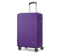 Franky dallas 3.0, purple, Koffer M 65 cm erweiterbar, Suitcase with double wheels and TSA lock