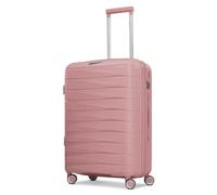 Franky London, rose, L (65-70cm), Hard shell trolley with double wheels