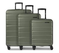 Franky Munich 4.0 4 wheels Suitcase set 3-piece Expandable olive