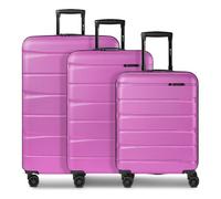 Franky Munich 4.0 4 wheels Suitcase set 3-piece Expandable pink