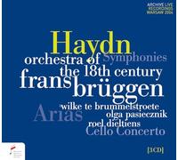 Frans Bruggen, Orchestra of the Eighteenth Century, Wilke te Brummelstroete, Olga Pasiecznik, Roel Dieltiens - Haydn Symphonies