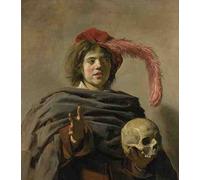 Frans Hals Young Man Holding A Skull (Vanitas) A4 10x8 Photo Print Poster