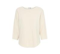 fransa FRSINJA Women's Knitted Jumper Fine Knit Pullover Cotton Blend Loose Fit, Antique (110602)., S