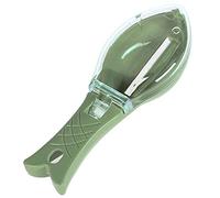 Fransande Fish Skin Brush Scraping Fishing Scale Brush Graters Fast Remove Fish Knife Cleaning Peeler Scaler Scraper With Knife Device