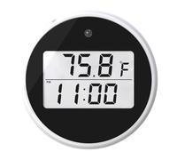 Fransande Water Thermometer Timer for Ice Bath,Digital Ice Bath Temperature Thermometer,Floating Pool Ice Water Temperature Thermometer Cold Water Tub Ice Baths Accessories