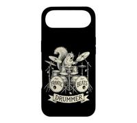 Frantic Beats Drummer Squirrel Playing Vintage Drum Set Art Case for iPhone Air