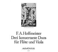 Franz Anton Hoffmeister-Drei Konzertanze Duos-Flute and Viola