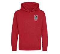 Franz Beckenbauer World Cup Sticker Kids Hoodie - Red / 14-15 years