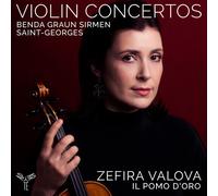 Franz Benda : Benda/Graun/Sirmen/Saint-Georges: Violin Concertos CD (2022)