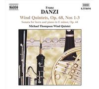 FRANZ DANZI: WIND QUINTETS, OP. 68 / SONATA FOR HORN AND PIANO, OP. 44 NEW CD