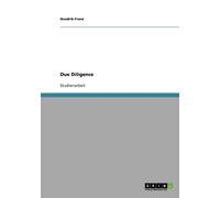 Franz - Due Diligence - New paperback or softback - 32 - L555z