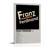 Franz Ferdinand-Franz FerdinandModern High-definition Printed Multi Scene Home Decoration for Waterproof Wall Paintings in Living Rooms Bedrooms Offices And Bathrooms20x30inch(50x75cm)Frame-style