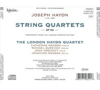FRANZ JOSEPH HAYDN - STRING QUARTETS OP.64 - LONDON QUARTET (2 CD) NEW CD