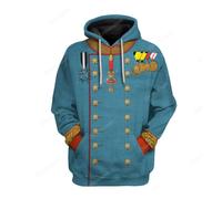 (Franz Joseph I, L) Historical Figures Series 3D Digital Printing Casual Fashion Hooded Sweatshirt Cosplay