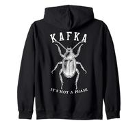 Franz Kafka Beetle Transformation Not A Phase Literature Zip Hoodie